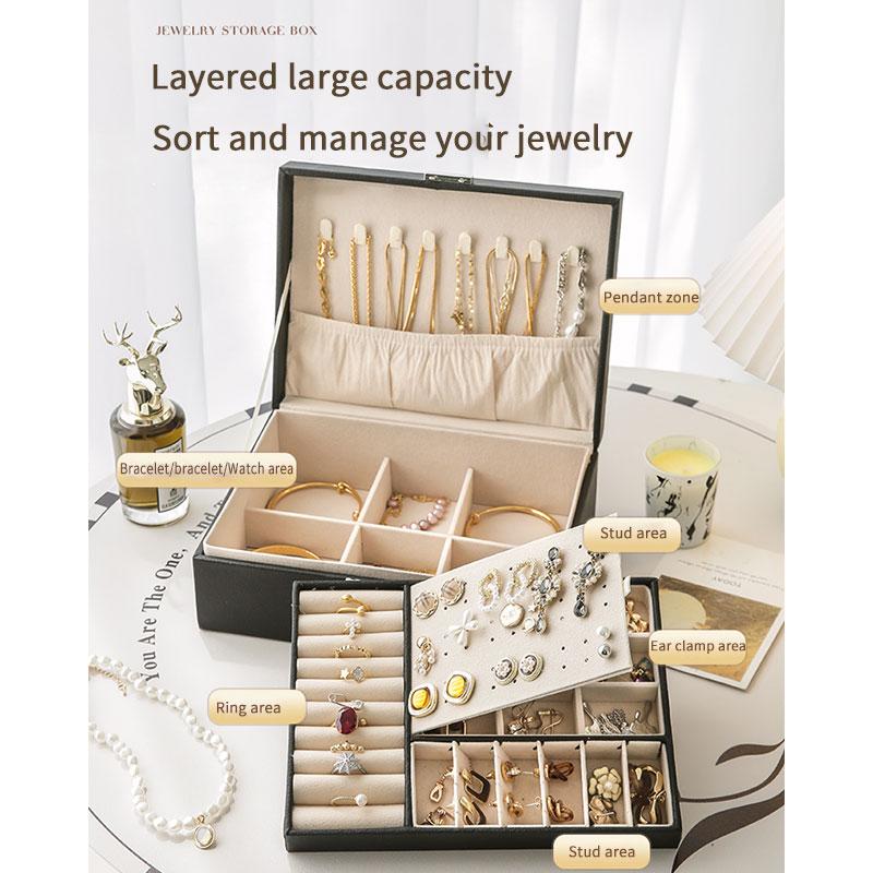 High Exquisite Jewelry Bracelet Necklace Earrings Jewelry Storage Box