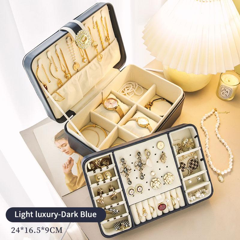 Necklace earrings Delicate watch accessories high-end jewelry storage box