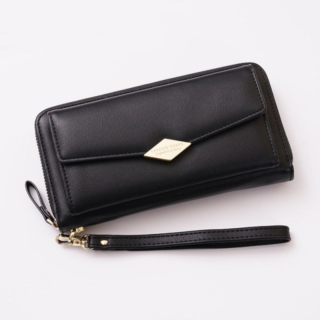 The Essential Wallet-Pocket | Smartphone-Friendly, Stylish, and Practical | Perfect for After-Work Outings | Large Storage Capacity | Detachable Mini Shoulder Strap | Solid Form