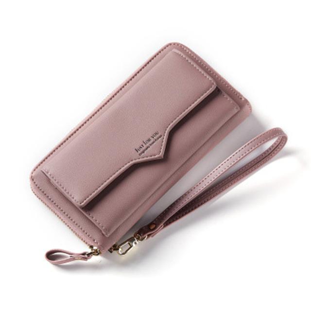 The Essential Wallet-Pocket | Smartphone-Friendly, Stylish, and Practical | Perfect for After-Work Outings | Large Storage Capacity | Detachable Mini Shoulder Strap | Solid Form