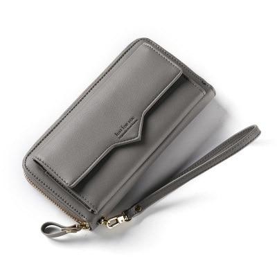 The Essential Wallet-Pocket | Smartphone-Friendly, Stylish, and Practical | Perfect for After-Work Outings | Large Storage Capacity | Detachable Mini Shoulder Strap | Solid Form